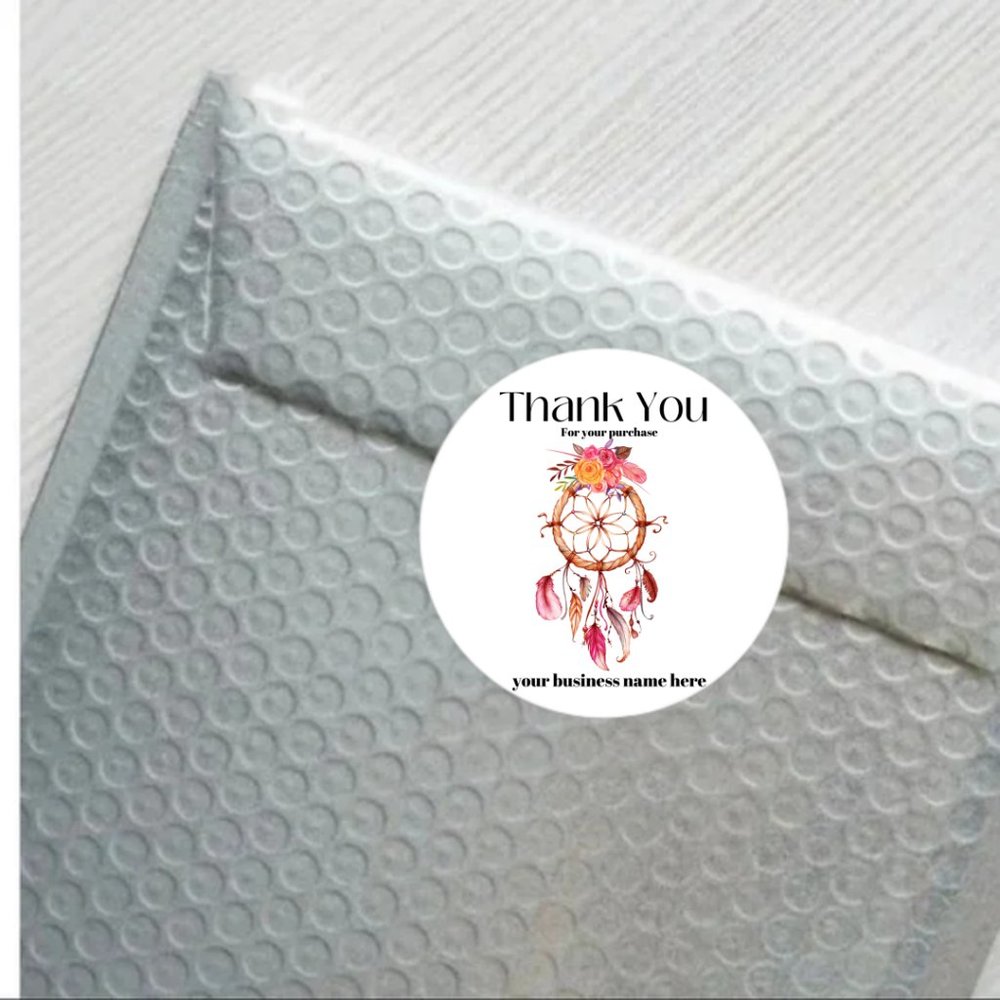 100ct Thank You Sticker - Picture 3 of 12